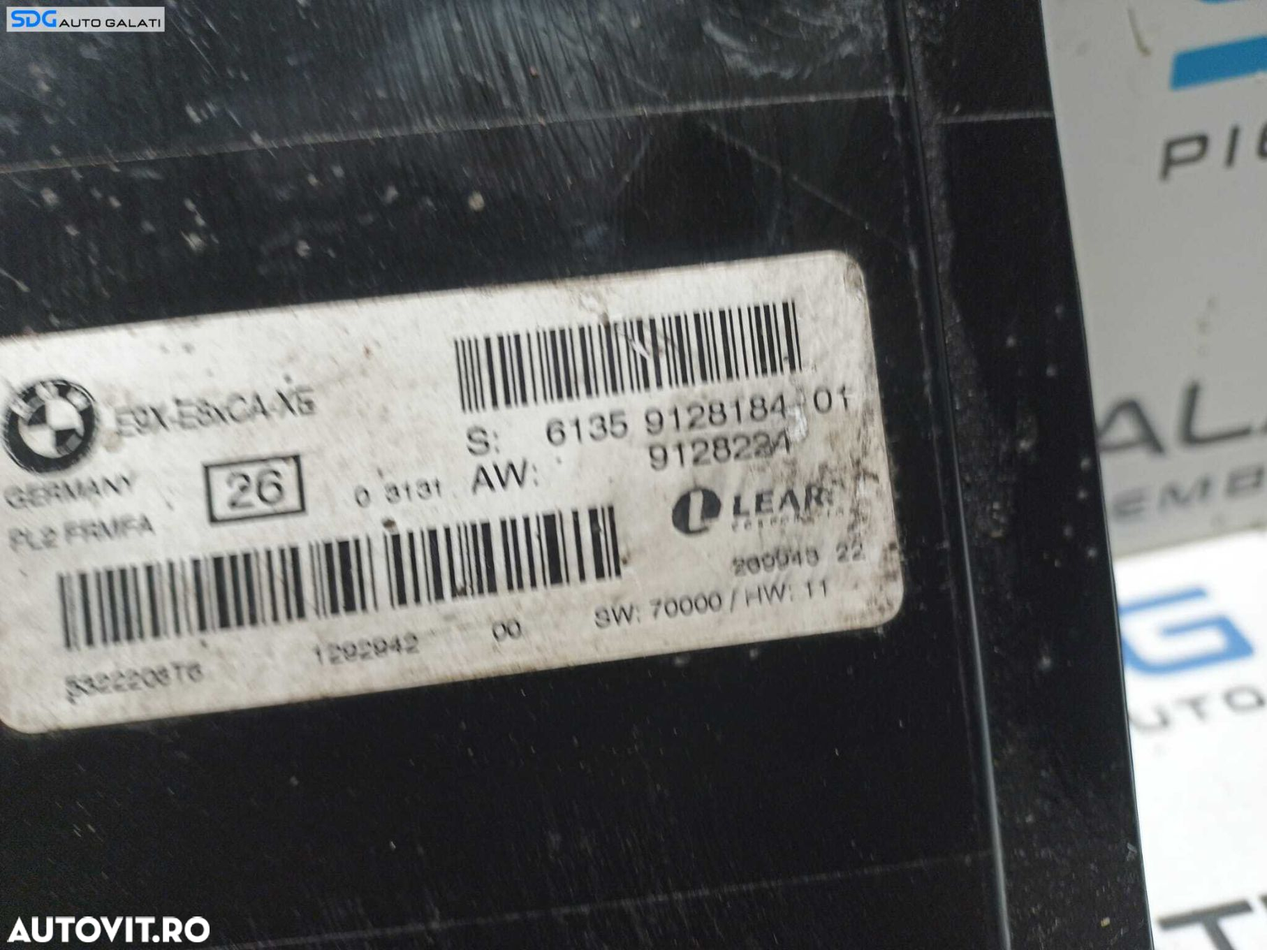Unitate Modul Calculator Lumini FRM BMW Seria 3 E90 E91 2004 - 2010 Cod 9128184 6135912818401 [X3467] - 3