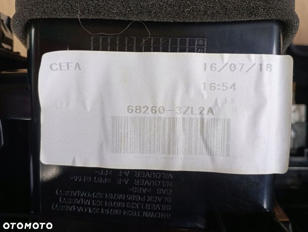 NISSAN PULSAR PANEL ŚRODKOWY KLIMATYZACJI KRATKI 68260-3ZL2A - 4