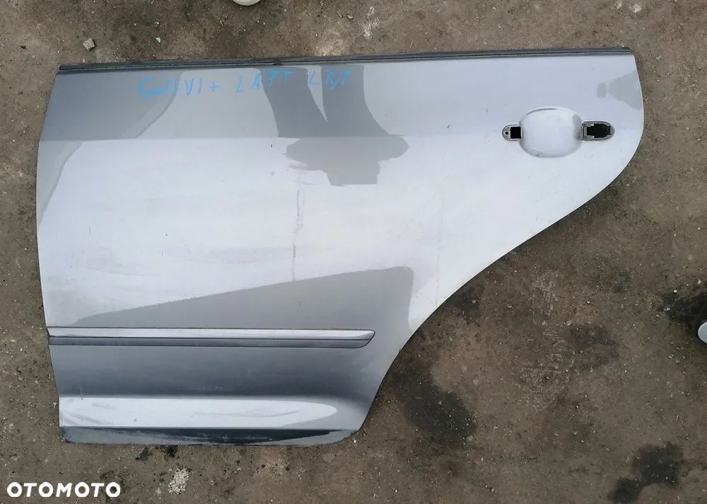 GOLF VI PLUS 09r DRZWI LEWY TYŁ TYLNE LA7T GOŁE - 2