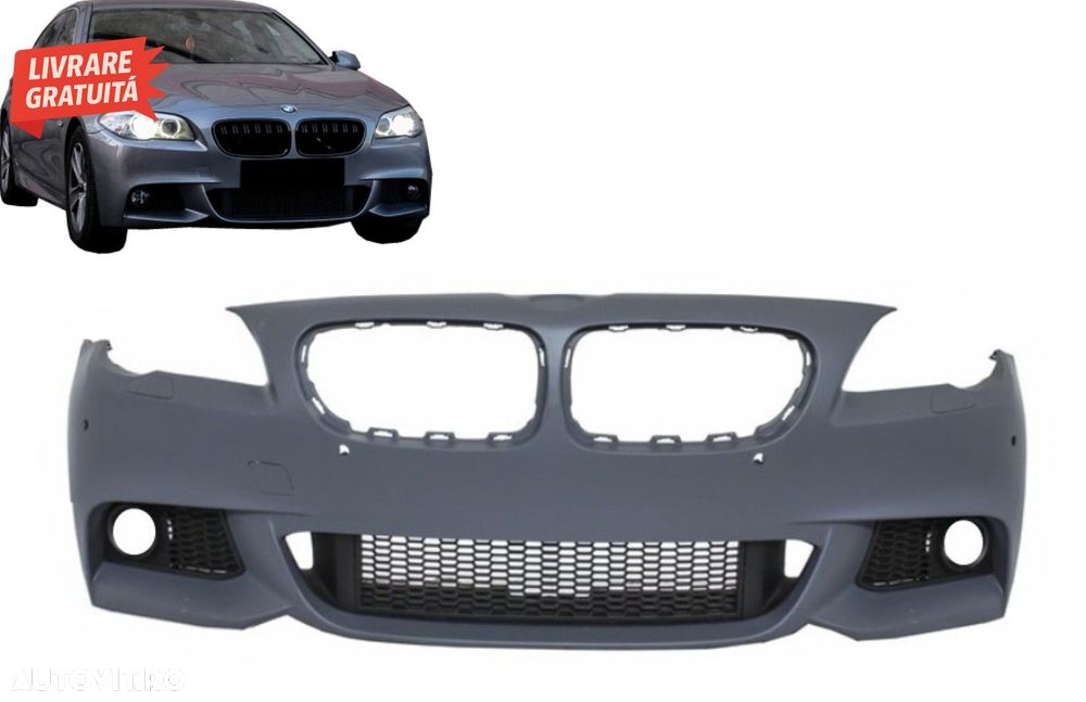 Bara Fata BMW Seria 5 F10 F11 (2011-2014) M-Technik Design fara Proiectoare Ceata- livrare gratuita - 7