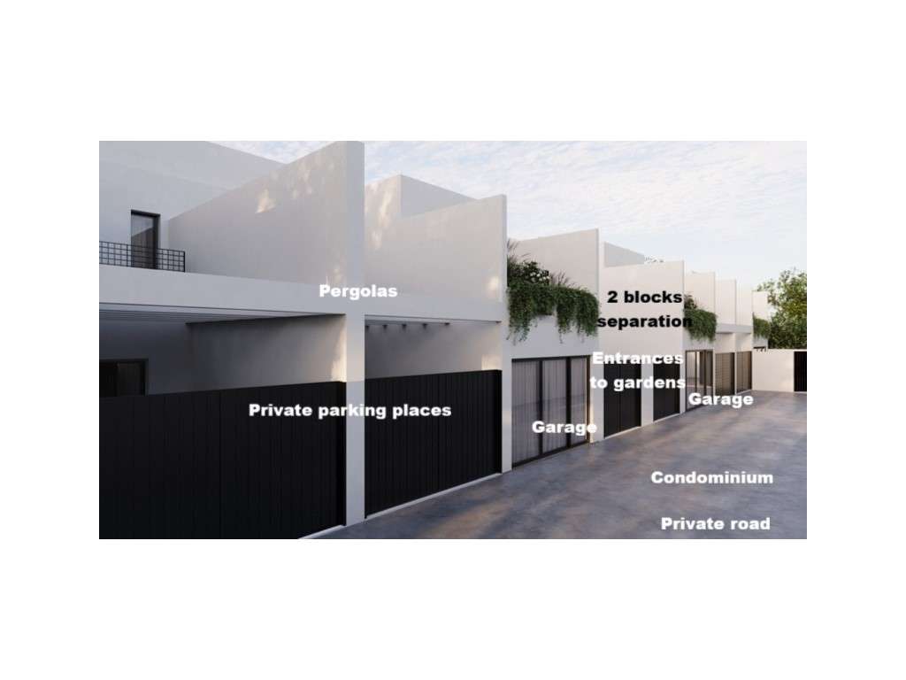 Condomínio Privado em Construção - 4 Moradias Familiares com Piscin... - Grande imagem: 5/9