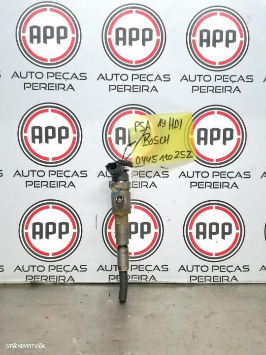 Injetores PSA 1.4 HDI BOSCH, 2009, referência 0445110252. - 1