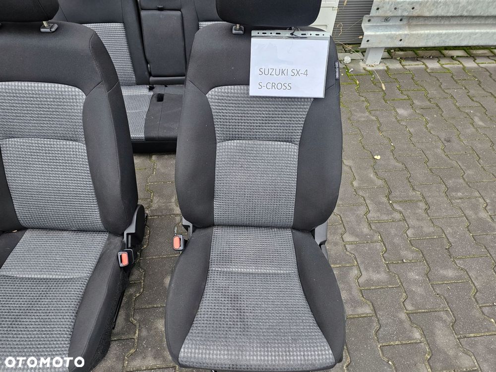 suzuki sx-4 s-cross 21- fotele kanapa komplet przód tył - 4