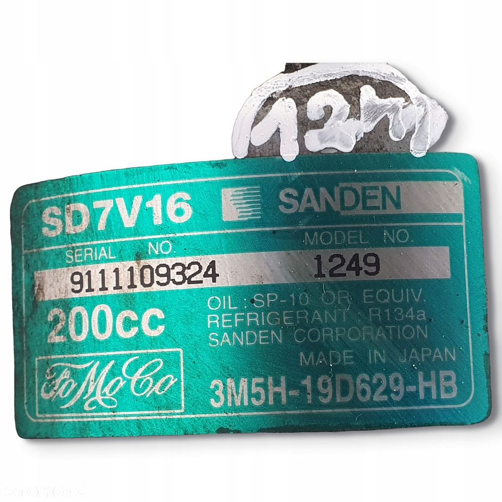 SPRĘŻARKA KLIMATYZACJI Volvo S40 II V50 2.0 D 3M5H-19D629-HB kompresor - 2