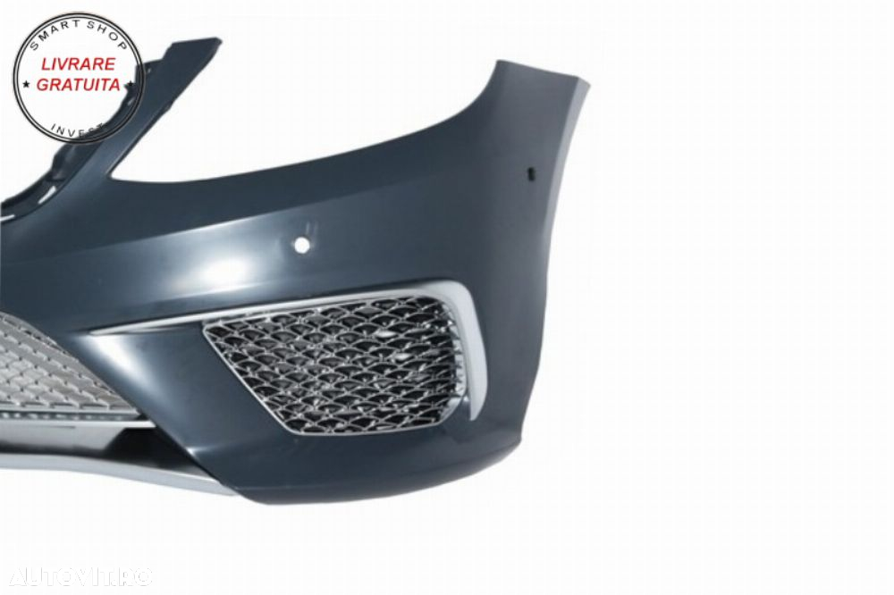 Bara Fata cu Grila Centrala Mercedes S-Class W222 (2013-06.2017) S65 Design- livrare gratuita - 4