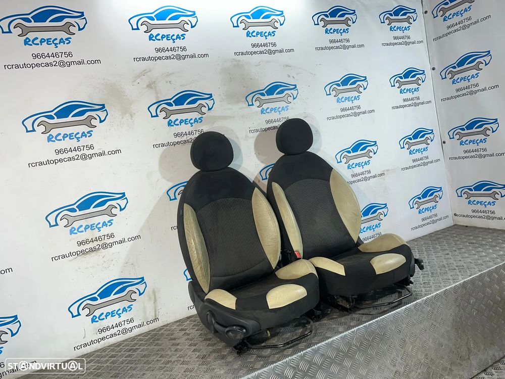 .Conjunto Bancos Pele Perfurada Mini Cooper S One D R55 Clubman R56 2006 - 2013 - 9