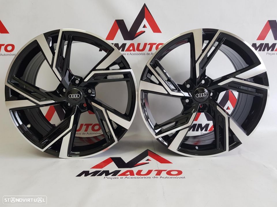 Jantes Audi RS6 2020 Preto Polido 18 - 1