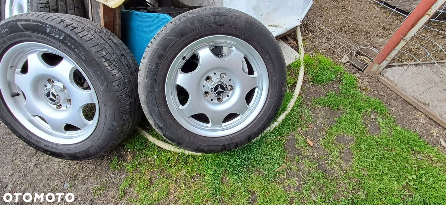 MERCEDES W211 W220 FELGI 16 ALUFELGI OPONY KOŁA 225/55 R16 MICHELIN PRIMACY - 8