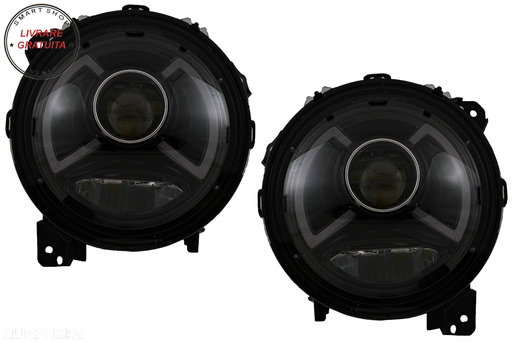 Faruri LED compatibile cu Jeep Wrangler IV JL/JLU (2018-up)- livrare gratuita - 16