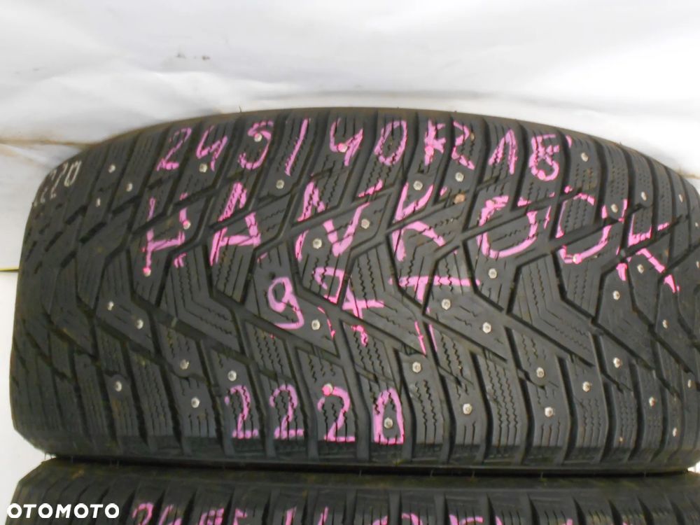 OPONY Z KOLCAMI 245/40R18 HANKOOK WINTER I'PIKE RS2 DOT 3120  8.2MM - 2
