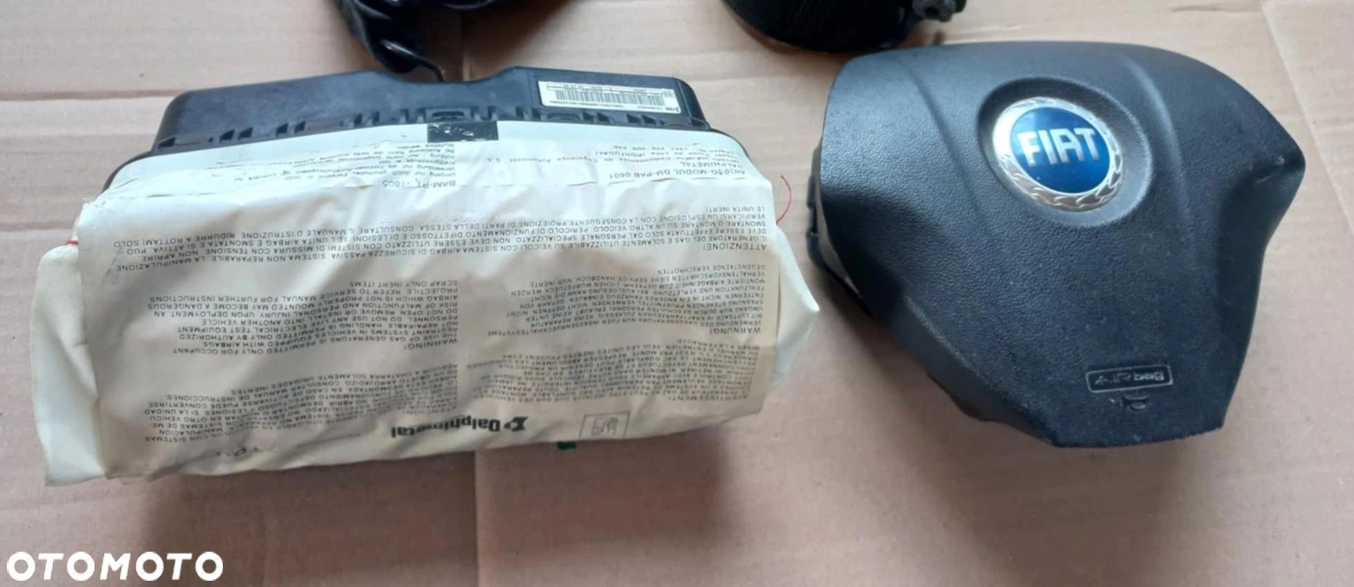 Grande Punto airbag komplet poduszka kierowcy pasażera 06-12r Fiat - 1