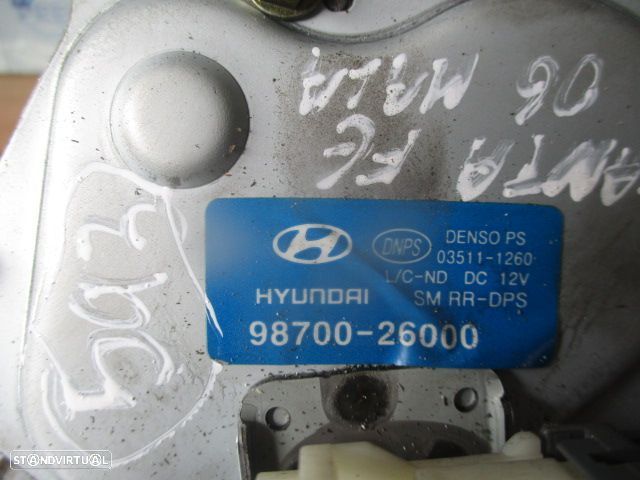Motor Limpa Vidros Tras 9870026000 HYUNDAI SANTA FE 2006 HYUNDAI SANTA FE I  2005 2.0CRDI 16V TURBO  125CV 5P PRETO TRAS - 2