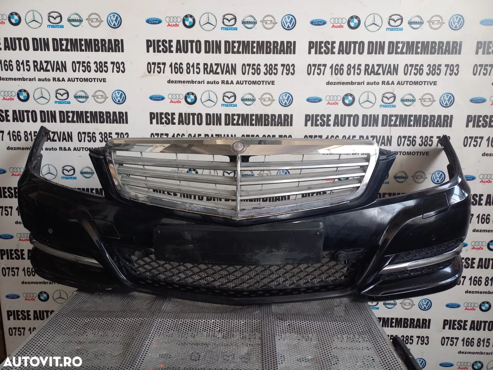 Bara Fata Completa Mercedes C Class W204 Facelift An 2011-2012-2013-2014-2015 Cu Spalatoare Far Si - 1