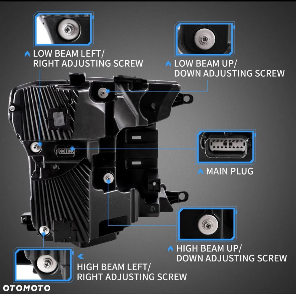 Ford f150 led vland 18-20 przód nowe - 4
