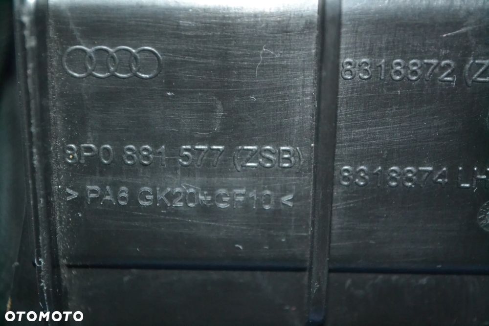 AUDI A3 8P 04-12 SCHOWEK FOTELA LEWY PRZÓD PRZEDNI 8P0881577 - 4