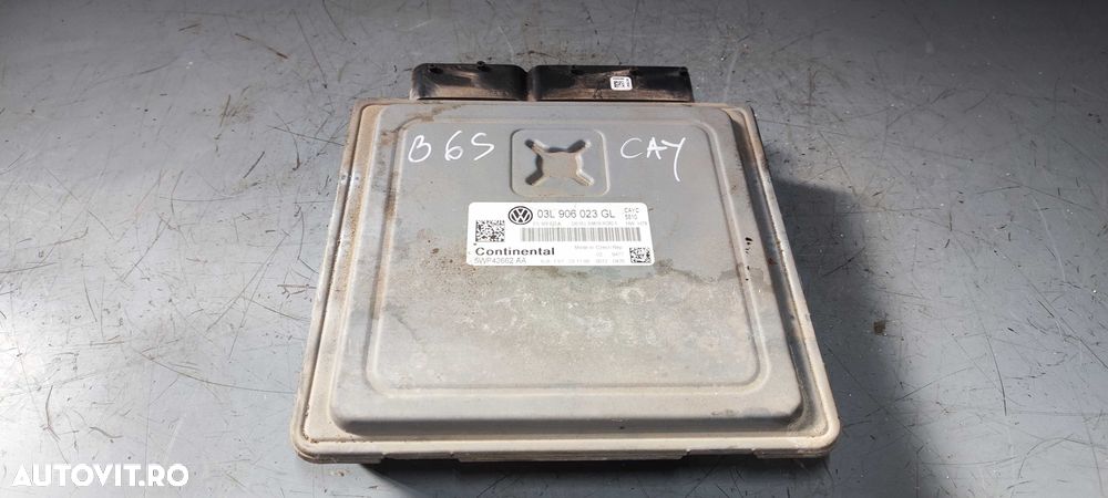 ECU volkswagen vw passat B6 sedan an 2010 1.6 CAY cod 03L906023GL - 1