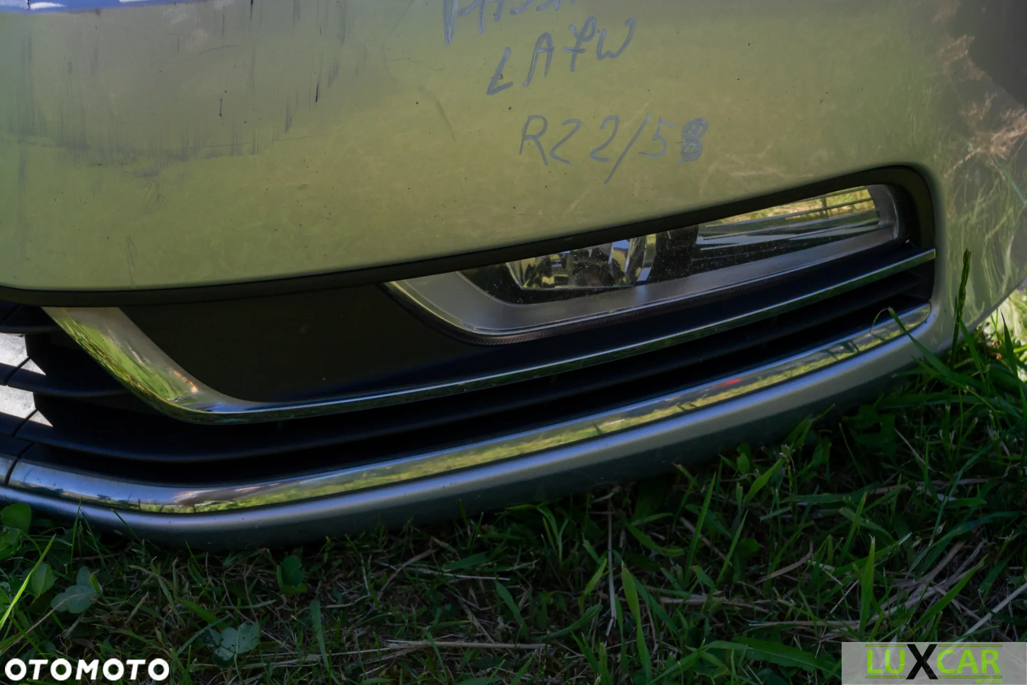VW PASSAT B7 ZDERZAK PRZÓD PRZEDNI SREBRNY LA7W GORLICE RZ2/58 - 4