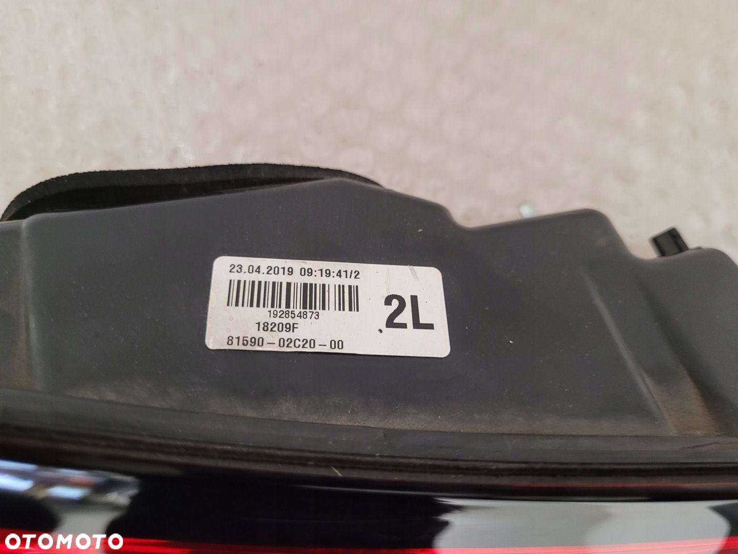 Toyota corolla e21 sedan lampa tylna lewa zwykła - 3