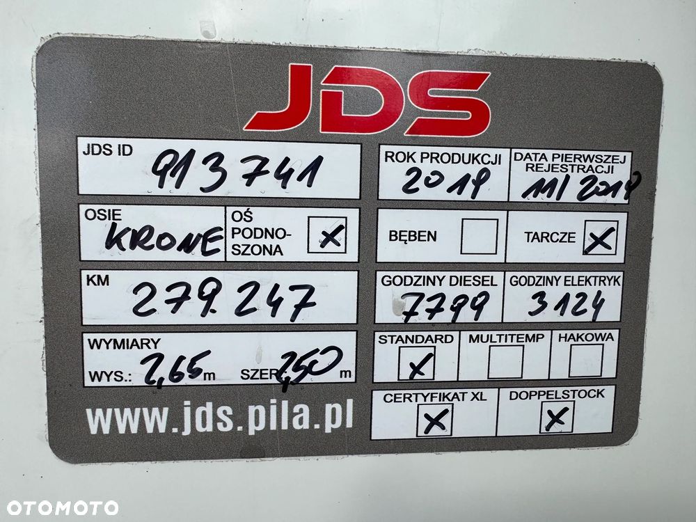Krone Chłodnia ,Doppelstock , Carrier Vector 1550, 234.000 km!! - 37