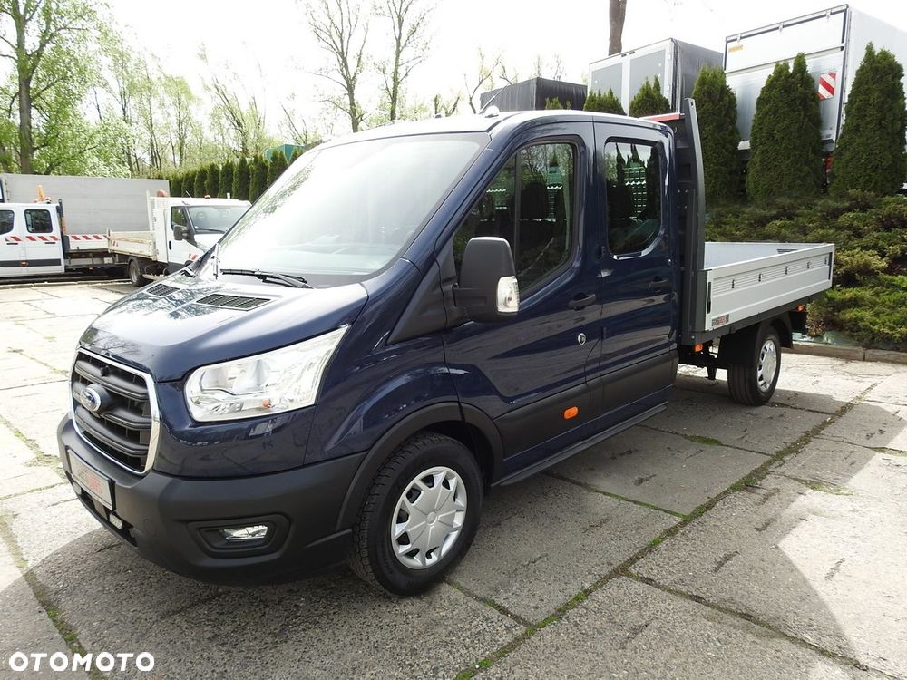 Ford TRANSIT SKRZYNIA PODWÓJNA KABINA DOKA 7 MIEJSC TEMPOMAT KLIMATYZACJA LEDY  130KM - 7