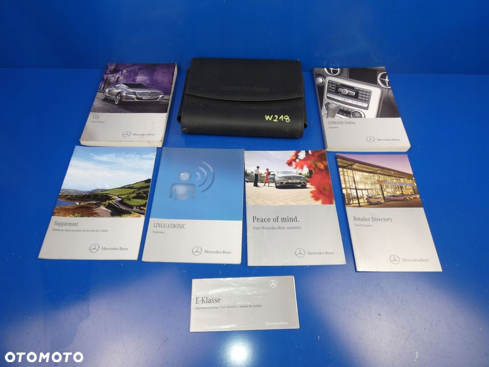 Mercedes CLS W218 INSTRUKCJA OBSŁUGI KSIĄŻKA ETUI - 1