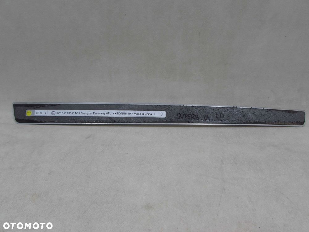 SKODA SUPERB III 15-23 LISTWA PROGU NAKLADKA PRZOD LEWA 3V0853813F - 5