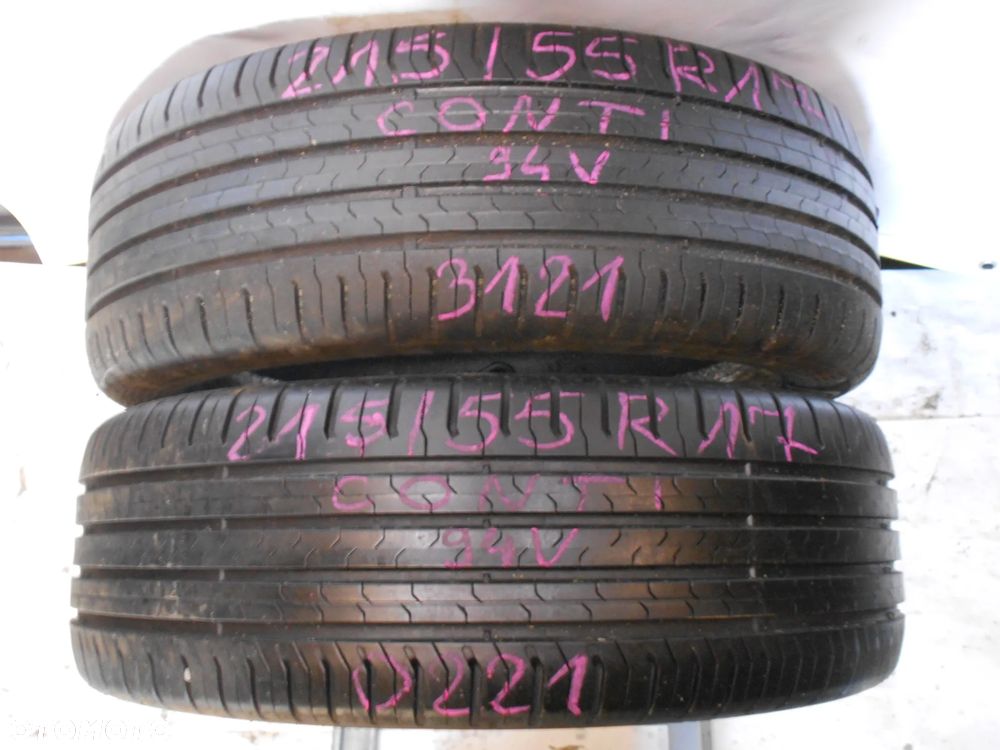 OPONY 215/55R17 CONTINENTAL CONTI ECO CONTACT 5 DOT 3121 7MM