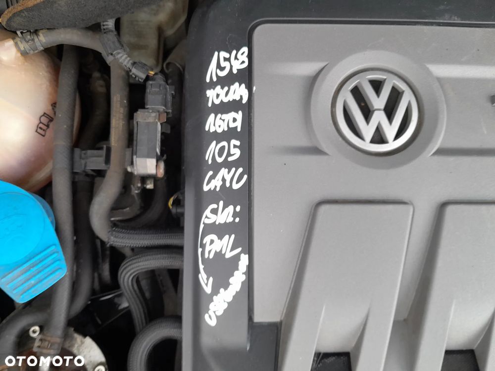 VW TOURAN I LIFT II 13R SKRZYNIA BIEGÓW 1.6 TDI AUTOMATYCZNA !!! USZKODZONA !!! OZNACZANIE: PML - 2