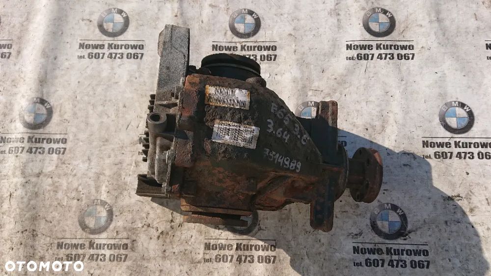 BMW E65 3.6i 4.4i Dyferencjał most tylny 3.64 7514989 - 1