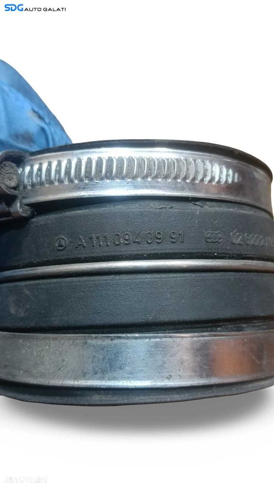 Furtun Tubulatura Aer Mercedes Clasa C Class W203 C200 2.0 Kompressor 2001 - 2007 Cod A1110940991 [M9844] - 4