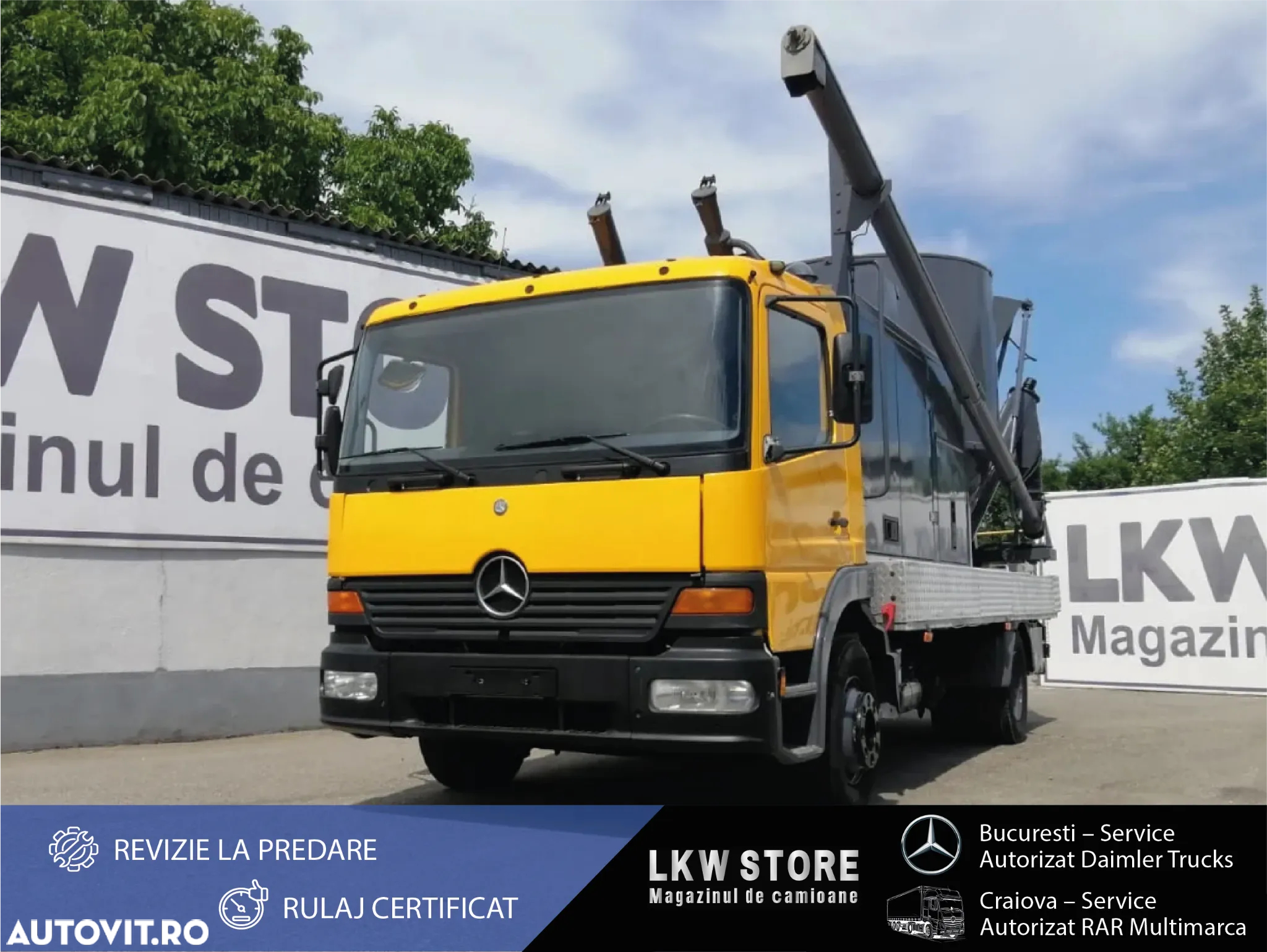 Mercedes-Benz Atego & Gmelin FNC Mobil / Animal Feed Mill and Mixer/Tierfutter Mahl und Mischanlage - 2