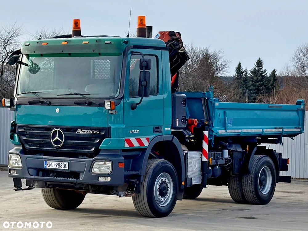 Mercedes-Benz ACTROS 1832 * WYWROTKA 4,00 m * PK 9501 * STAN BDB * 4x4 - 5