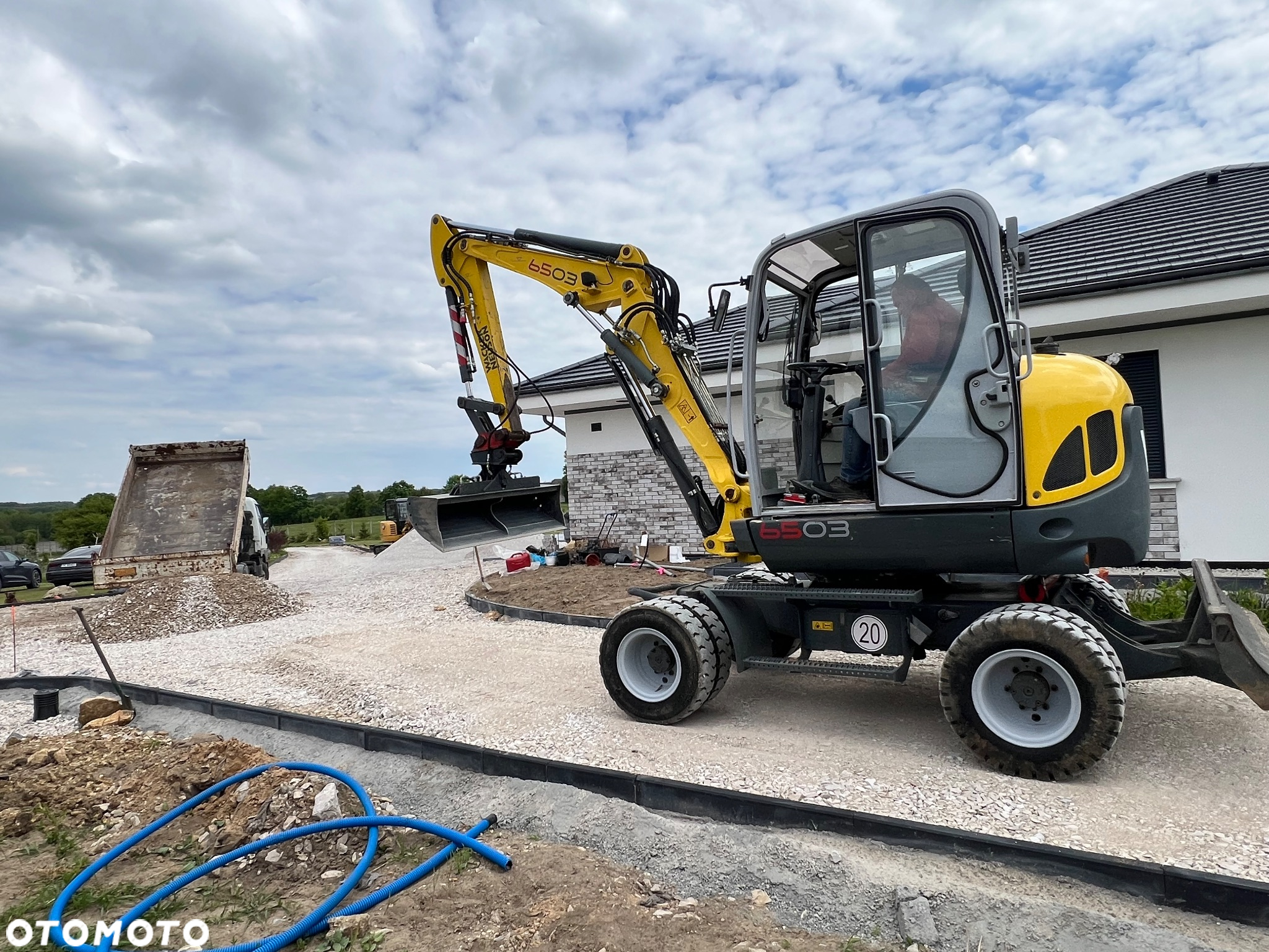 Wacker Neuson Mini KOPARKA KOŁOWA WACKER NEUSON 6503 WD 5,8t Długie ramie 3xłamane Dodatkowa hydraulika SZYBKA SKRĘTNA 2x łyżki Wiertnica skarpowa hydrauliczna Yanmar 2009r 3060mth - 21