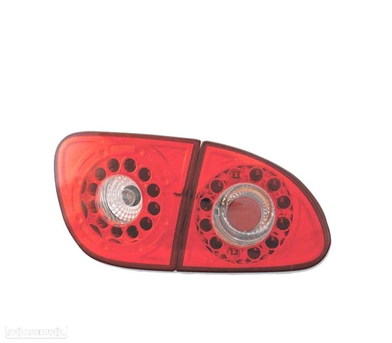 FAROLINS TRASEIROS LED SEAT LEON 99-04 VERMELHO - 1