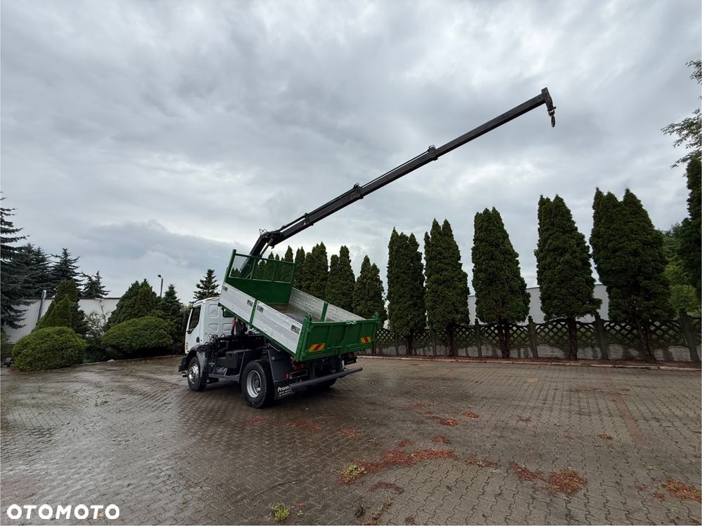 Renault MIDLUM 270 DCI* DMC 16T* WYWROTKA 3,7m* HIAB 085 EVOLUTEK* DŹWIG 3,8T* MOST GÓRSKI* BLOKADA* KLIMA* 85% OPONY* STAN BDB* Z FRANCJI* - 5