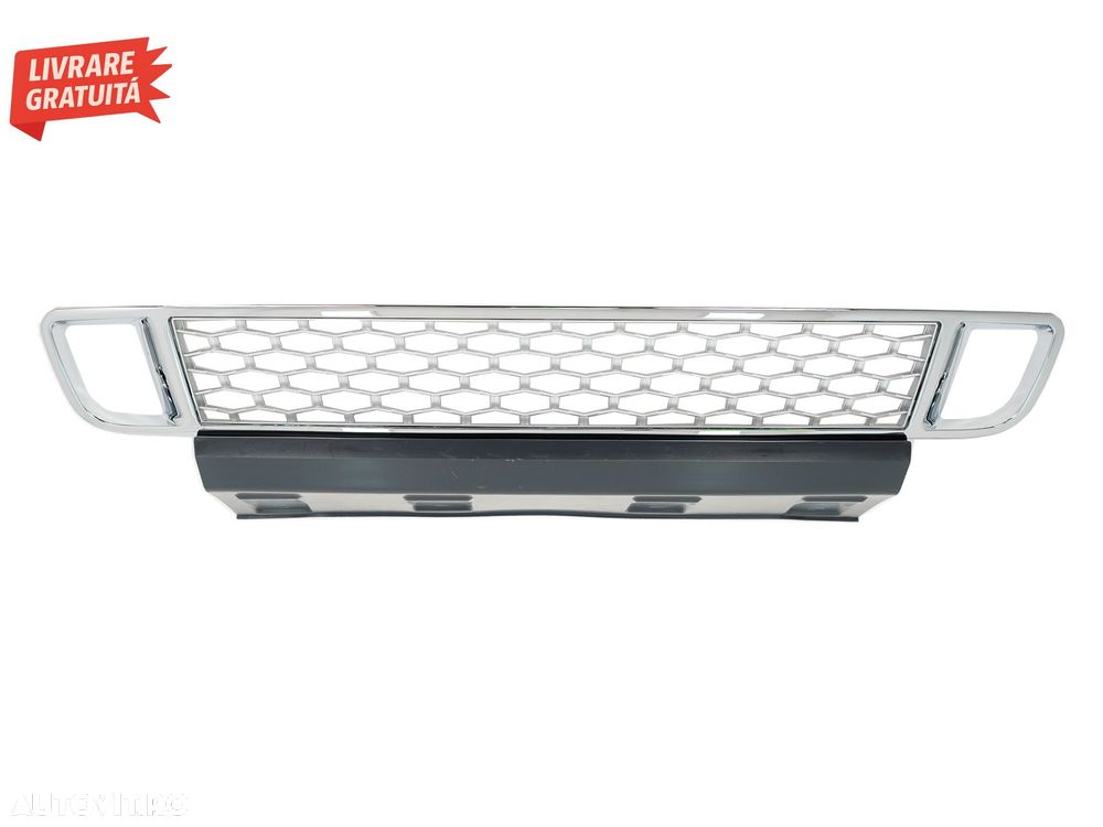 Grila Bara Fata cu Ornamente Proiectoare compatibila cu Land Range Rover Vogue III- livrare gratuita - 2
