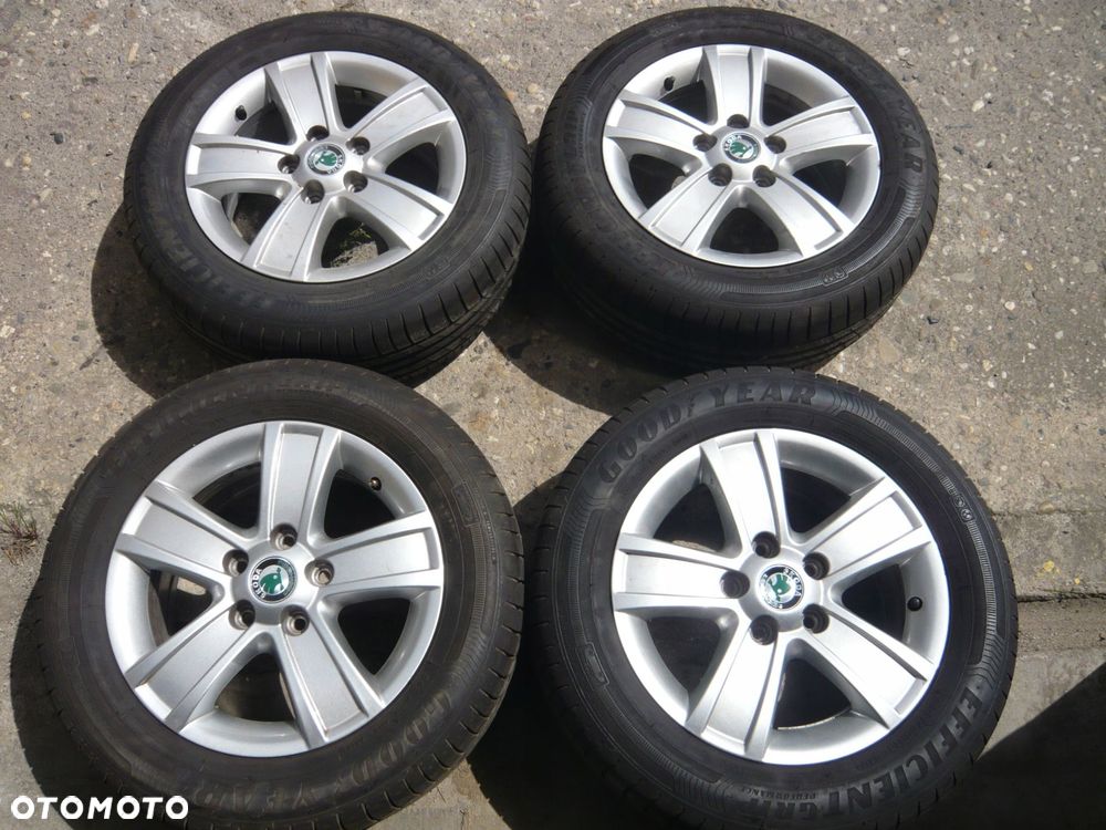 koła aluminiowe 1z0601025s skoda 205/60r15 - 1