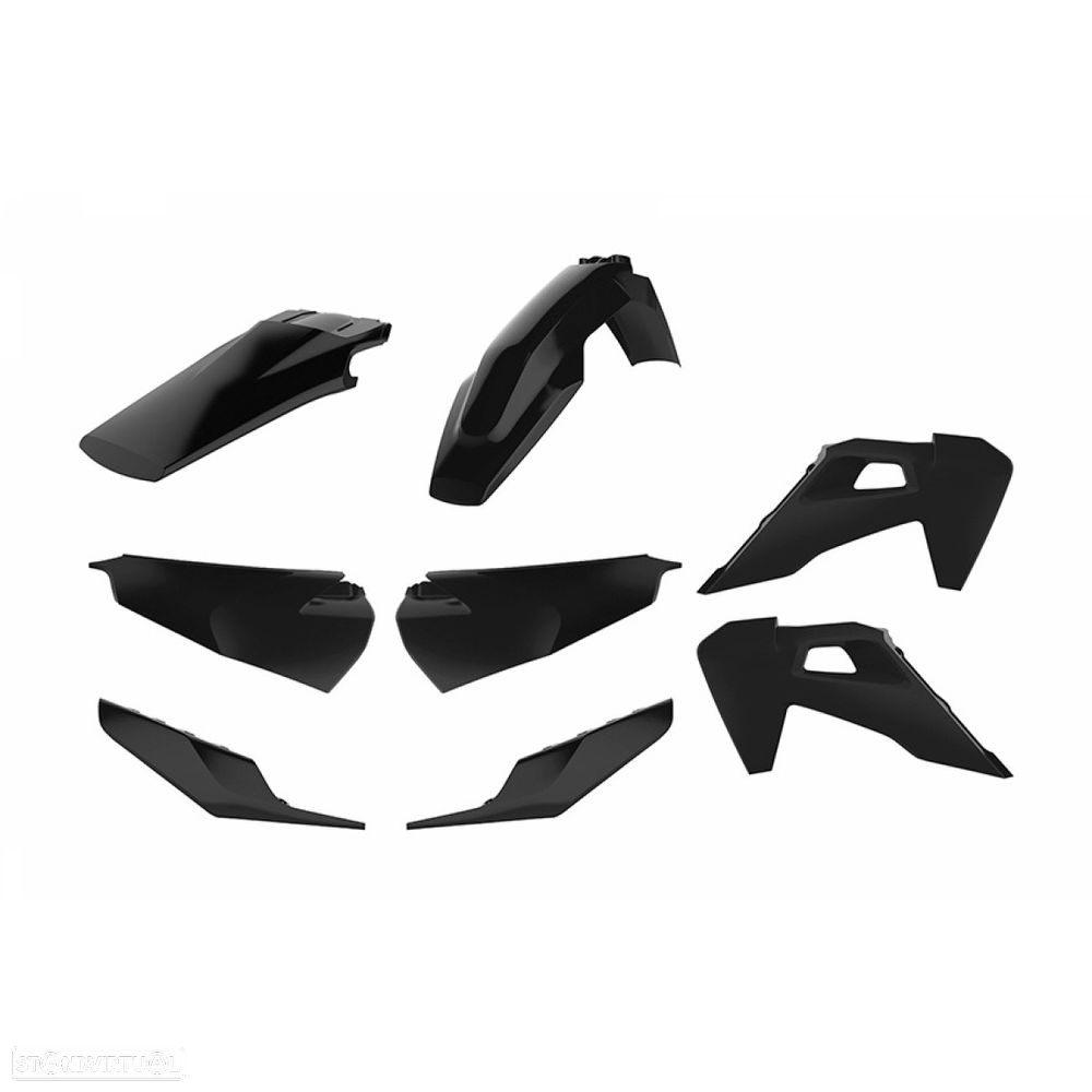 kit plasticos polisport preto husqvarna fe / te - 1