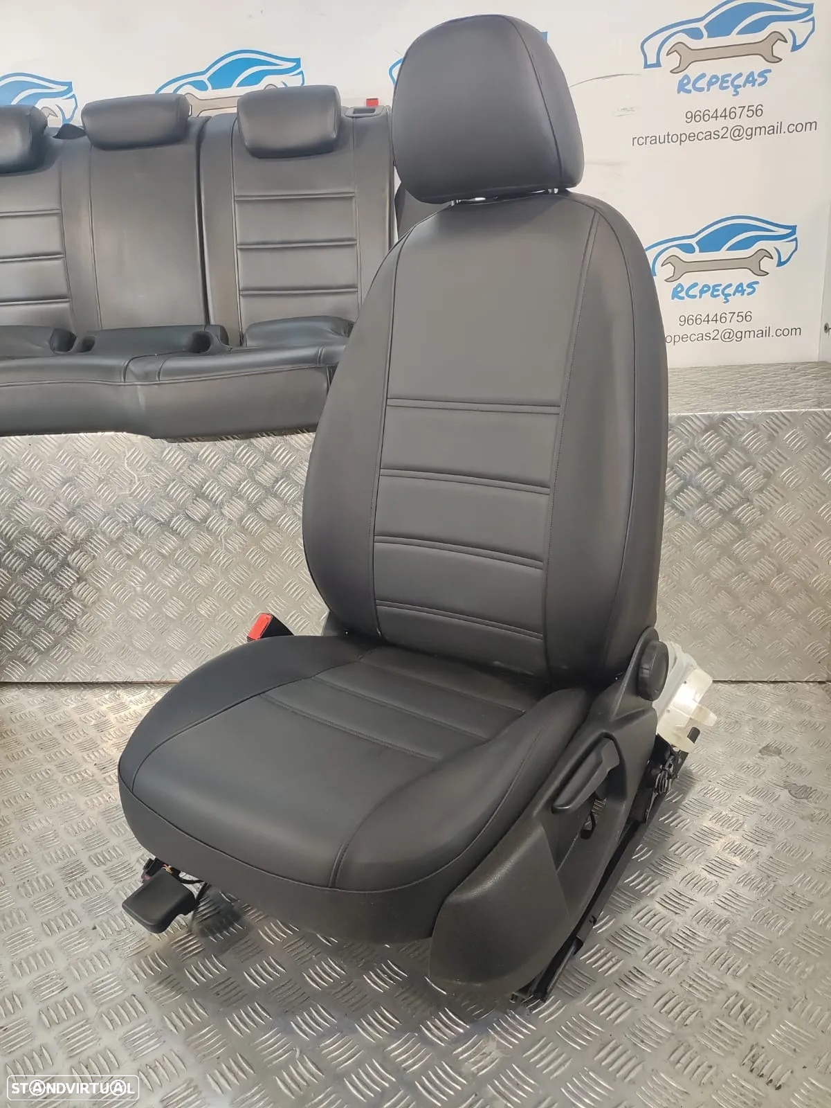 .BANCOS PELE SINTÉTICA AUDI A4 B8 FRENTE FRONTAL TRASEIRO TRÁS AIRBAG PRÉ TENSORES - 7