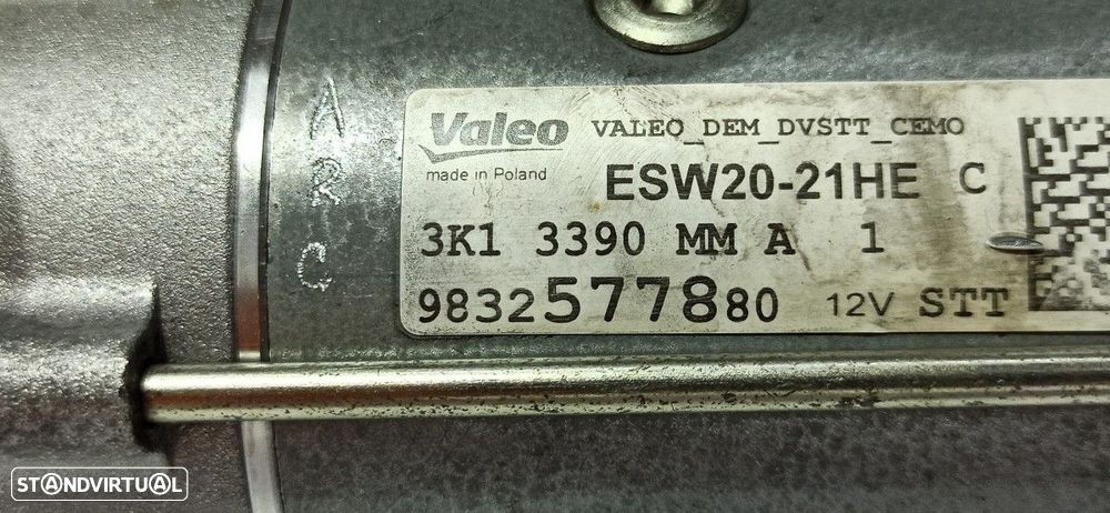 MOTOR DE ARRANQUE PEUGEOT PARTNER III (K9) FURGON H1 6 - 3