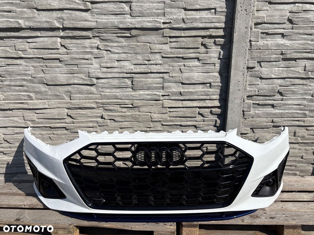Audi A4 S4 S Line B9 lift 2019- zderzak przedni - 2