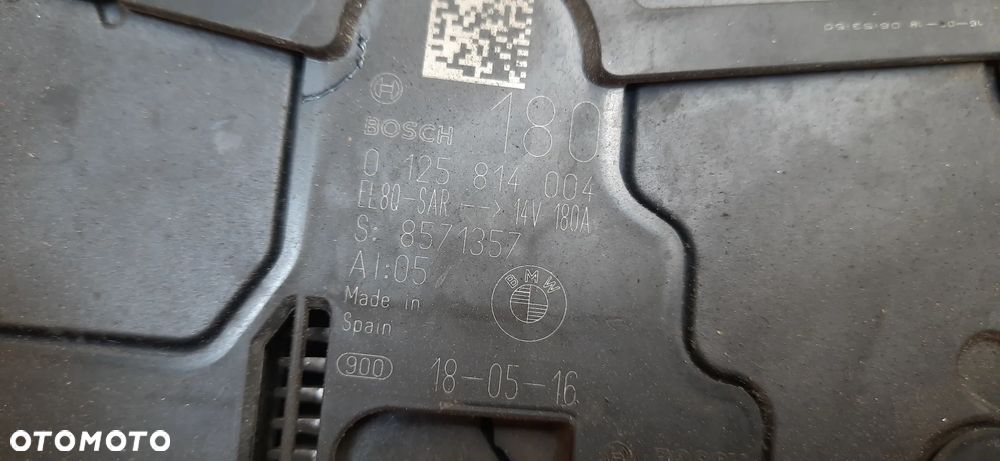 ALTERNATOR BMW Silnik B48 0125814004 8571357 180A - 5