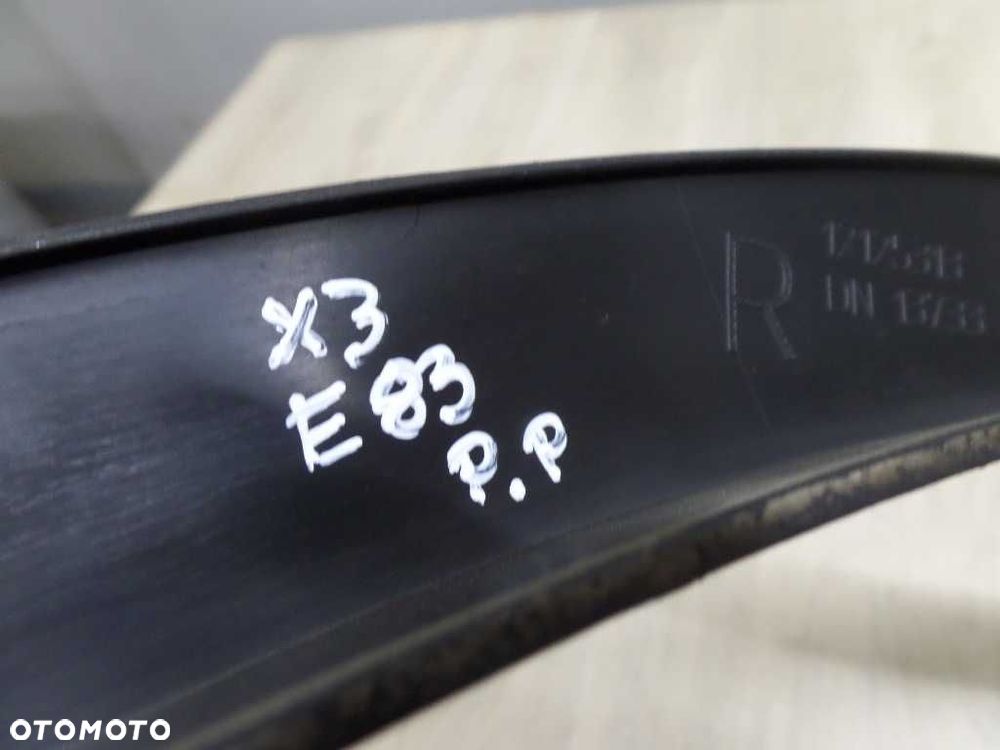 BMW X3 E83 LIFT LISTWA NAKLADKA BLOTNIKA PRZOD PRAWY 51773405818 06-10 - 9