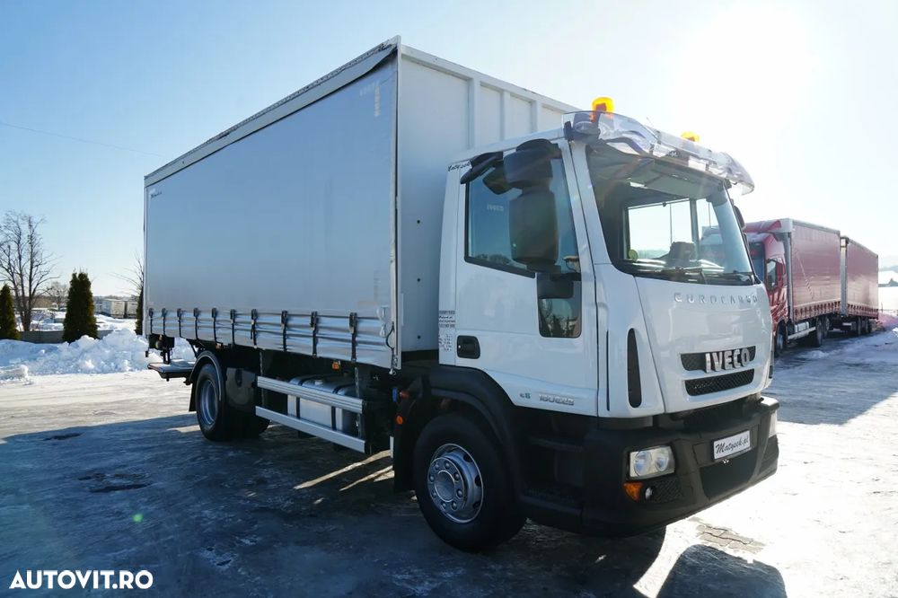 MAN EUROCARGO 160E25 E6 / CORTINĂ - 6 m / HAYON LATERAL / HAYON HIDRAULIC / AUTOMAT / - 7