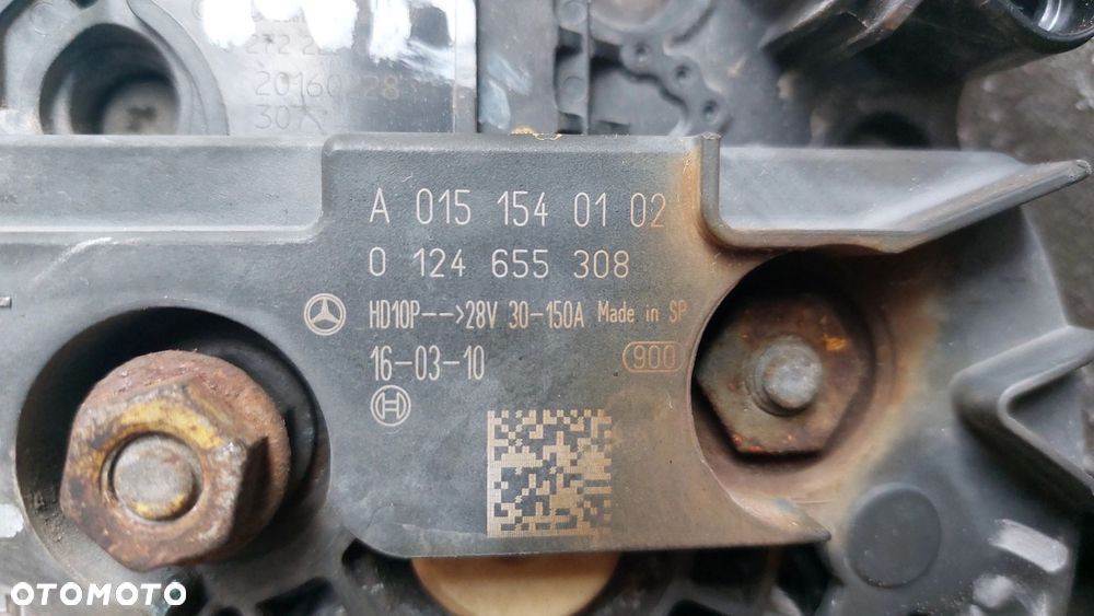 MERCEDES ACTROS MP4 OM471 EURO 6 ALTERNATOR 150A - 2