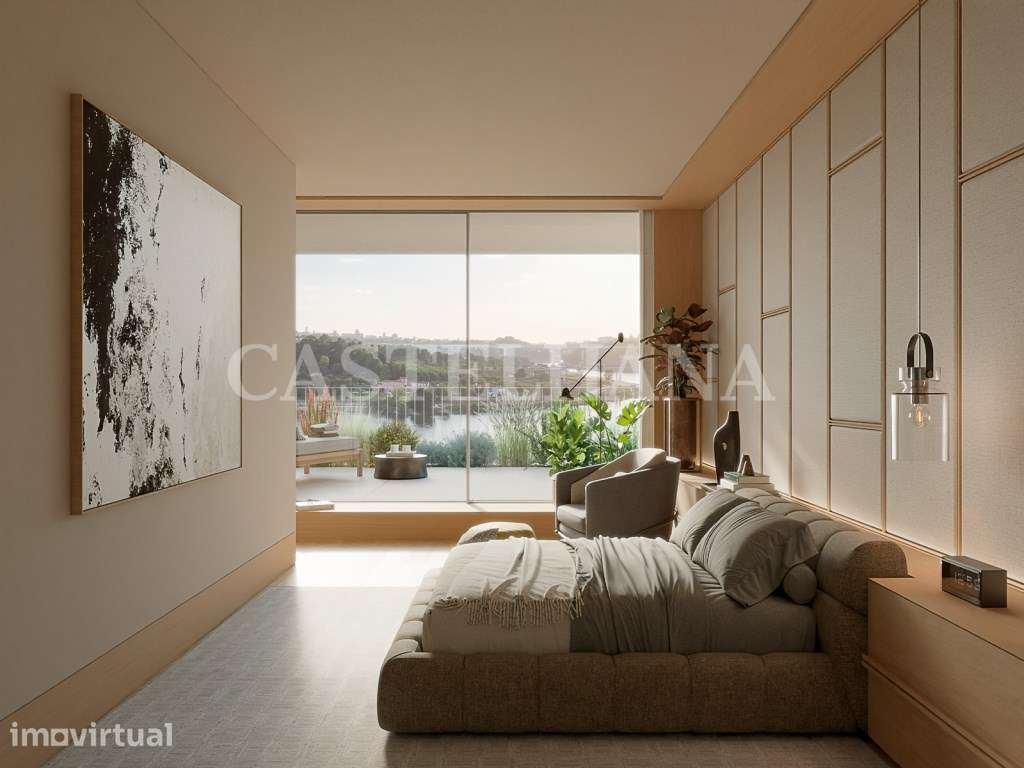 Apartamento T2 com vista rio e piscina privativa - Grande imagem: 4/21