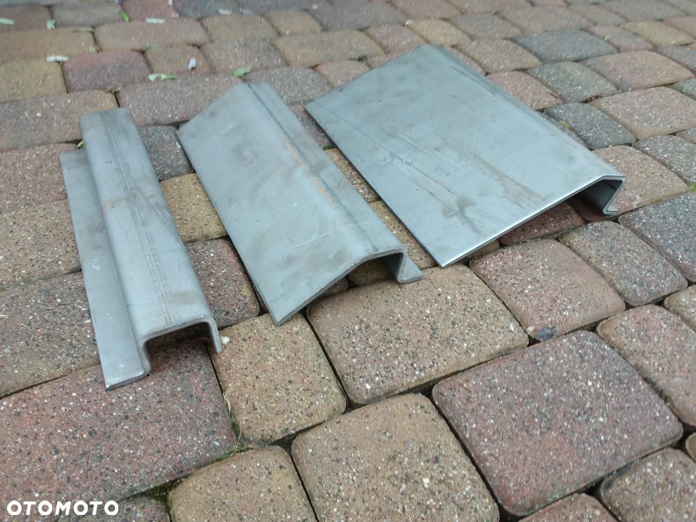 TRAPY WJAZDOWE PODJAZDY NAJAZDY STALOWE szerokość 180-500mm Motocyklowe koparki kosiarki wózki inwalidzkie komponenty do budowy trap blacha rynna zawieszki płetwa ceownik - 15