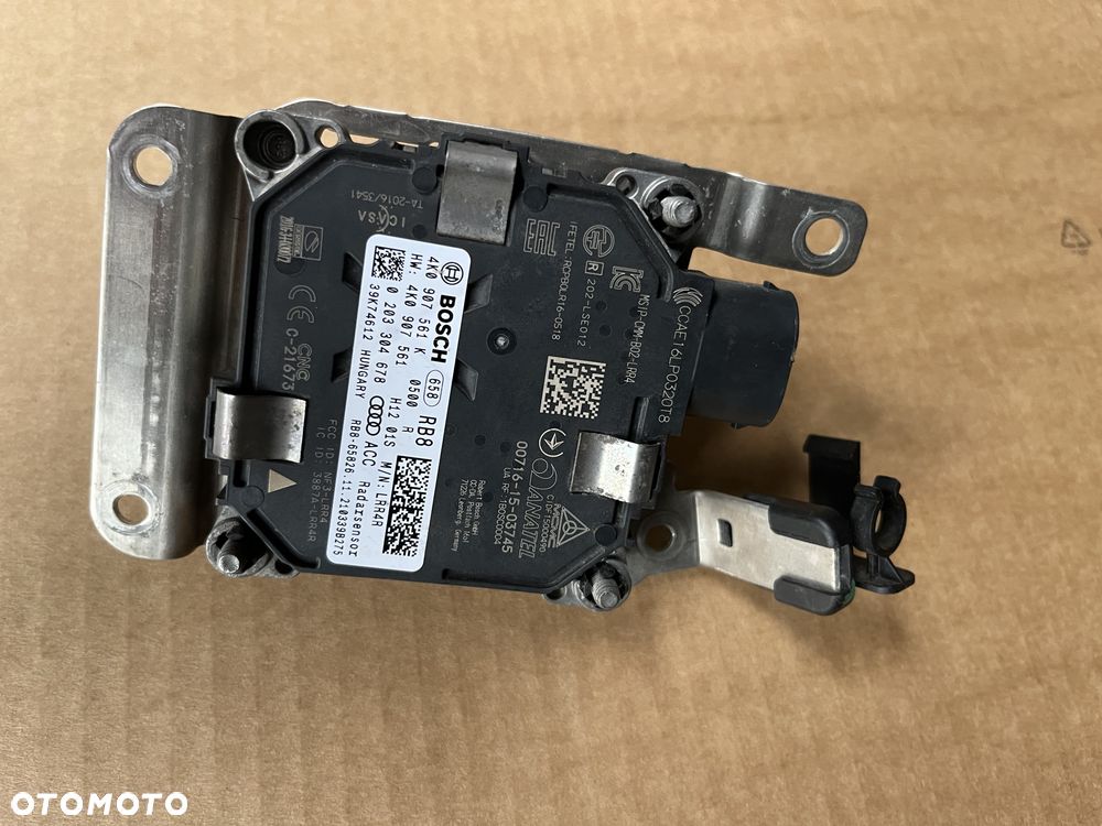 RADARSENSOR AUDI A6 C8 4K0907561K DISTRONIC ACC AUDI A7 PRZÓD SENSOR ACC - 4