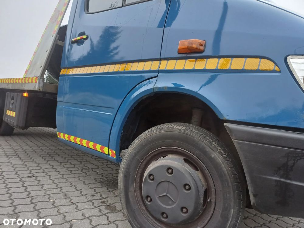 Mercedes-Benz Sprinter 410D Bliźniak 2.9 TD Najazd Autolaweta - 19