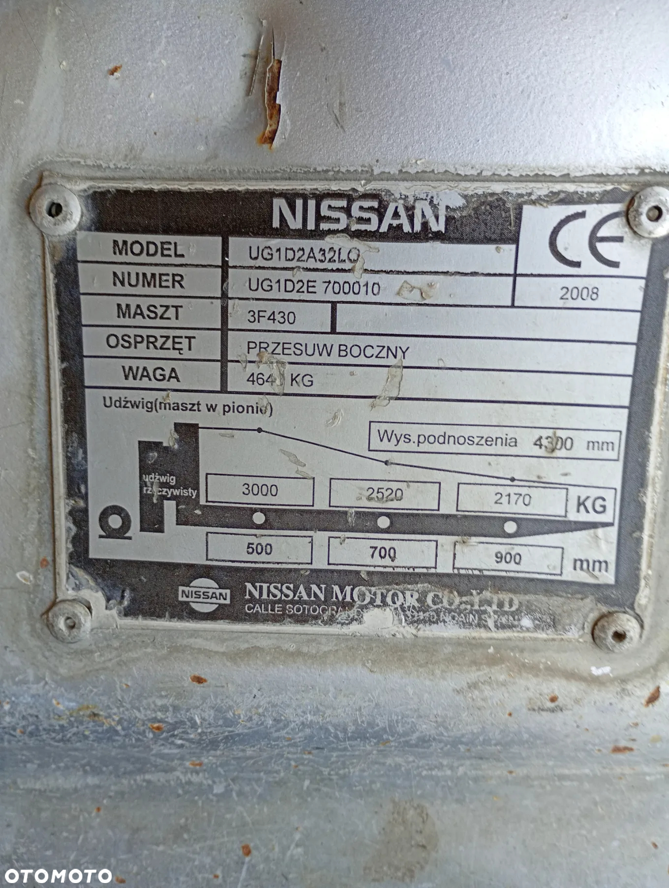 Nissan UG1D2A32LQ - 3